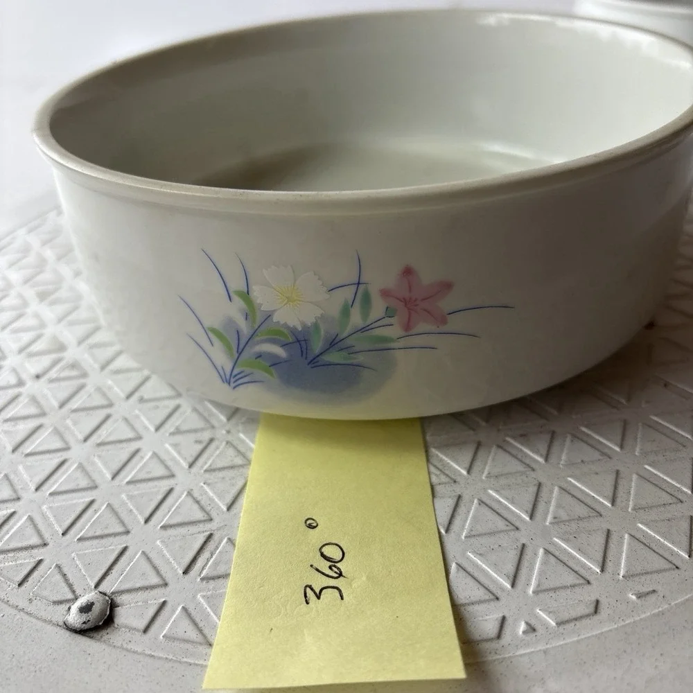 Japanese Porcelain Serving Bowls Tea Cups & Rice Bowl Arita Style 7 pc Mixed (HF